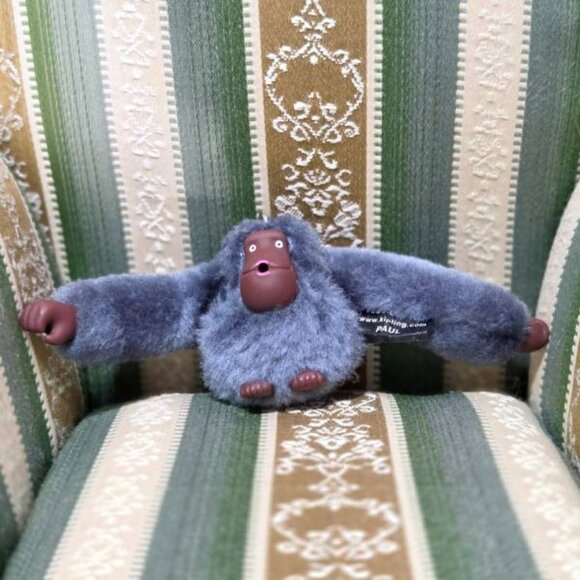 Kipling Grey Monkey Keyring Medium Size Brand New - Picture 6 of 6